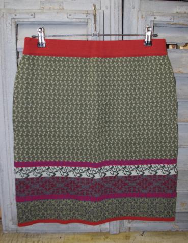 Wollrock, Strickrock Nike Cornwall von Invero Merino, Merinowolle